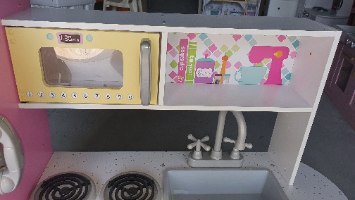 מטבח לילדים מעץ מטר W10C569 מאת בית העץ