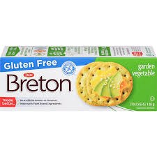 קרקר עם ירקות מיובשים ללא גלוטן Breton