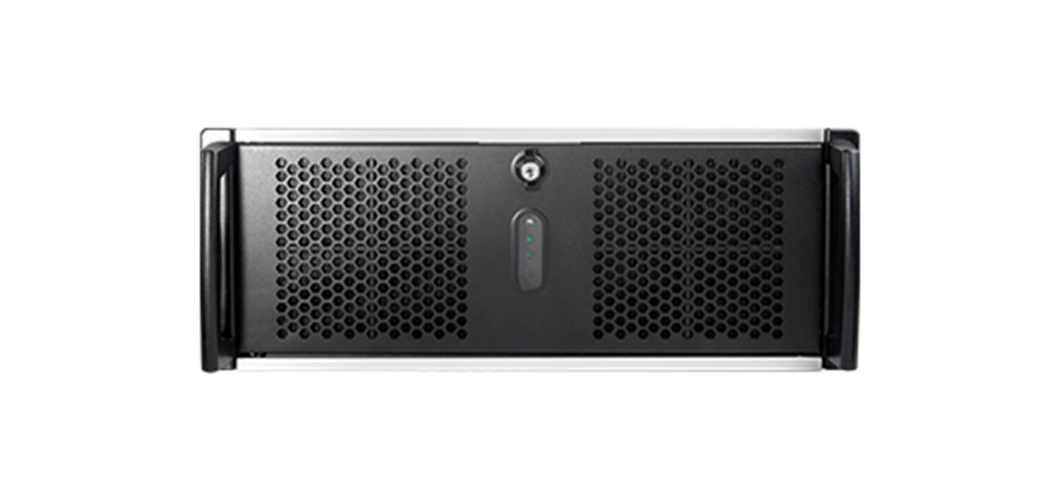 Rackmount 4U RM41300 3×5.25 + 1×3.5 + 12cm front fan