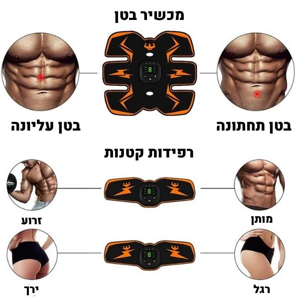 מכשיר-EMS-ממריץ-שרירים-דגם-בטן וזרועות-מומלצים