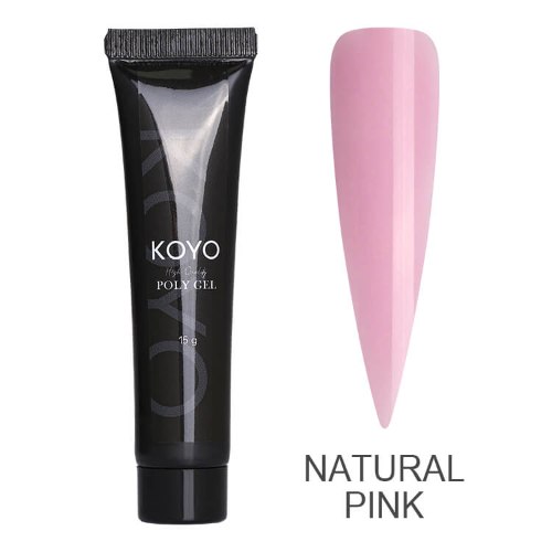 פוליג'ל 15 מ"ל KOYO NATURAL PINK