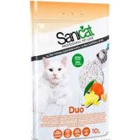 2 שקי חול מתגבש לחתולים סאניקט הדרים 10 ליטר - SANICAT CAT LITTER DUO