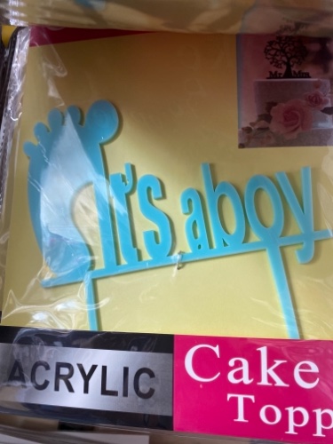 טופר its a boy תכלת