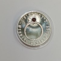 ליום הנשואין- שנת 1990, מדליה כסף/935, 37 מ"מ, החברה הממשלתית למדליות ולמטבע