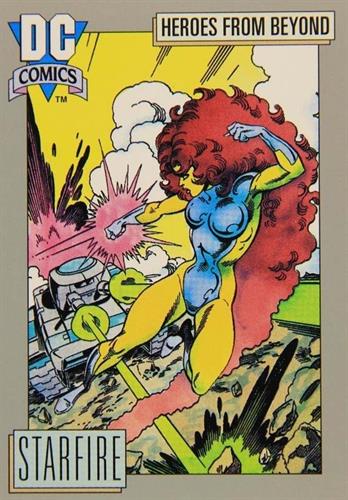 קלף בודד די.סי קומיקס DC Comics - Starfire's Gordanian Captors - Heroes From Beyond - 125