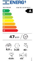 מכונת כביסה פתח חזית - 8 ק"ג Electrolux אלקטרולוקס  PerfectCare 600 EA6F4827CXM