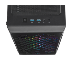 מארז שחור Corsair ICUE 220T RGB Airflow Mid Tower