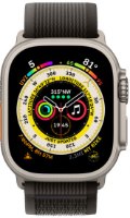 שעון חכם - Apple Watch Ultra Titanium GPS + Cellular 49mm - רצועה M/L - אפור/שחור