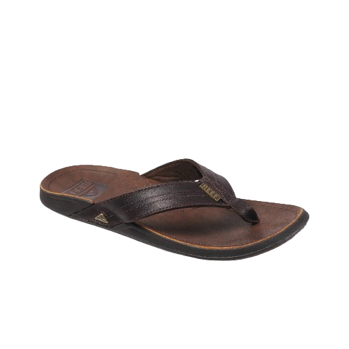 כפכפי עור גברים J-BAY III DARK BROWN DARK BROWN