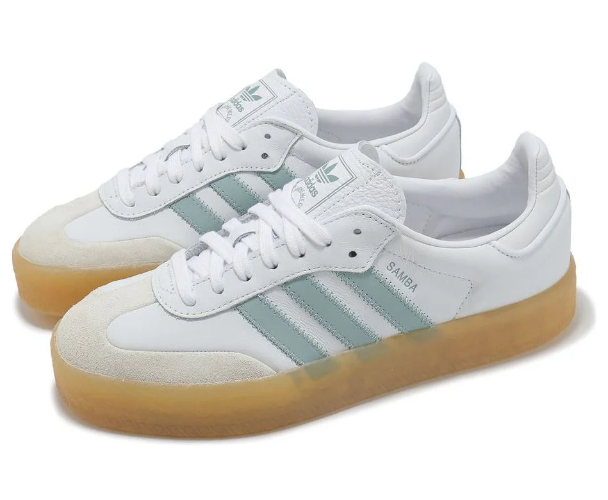 סניקרס אדידס סמבה Adidas Samba לבן טורקיז
