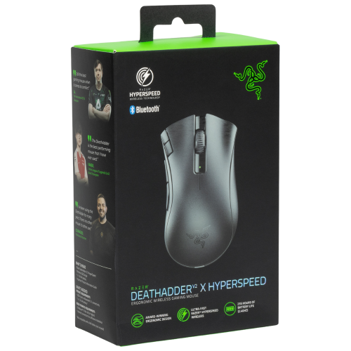 עכבר אלחוטי - Razer deathadder v2 x hyperspeed