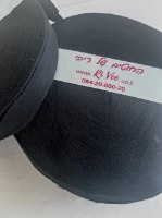 חוטי טריקו לסריגה צבע שחור|חוטי טריקו צבע שחור |חוטי טריקו פרוסים ורחבים צבע שחור |