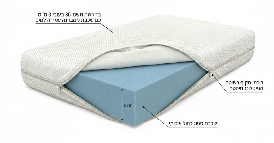 מזרן איירפלואו סינגל