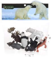 סט אנימוגו חיות הקוטב הצפוני בשקית 6 יח’ - Animogo