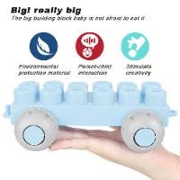 משחק הרכבה לגו רך פלסטיק - BLOCKS
