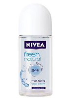 3 יחידות דאודורנט רול און שקוף ניבאה FRESH NIVEA לאישה