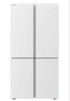 מקרר 4 דלתות 572 ליטר דגם BEKO GN1406223GW בקו זכוכית לבנה