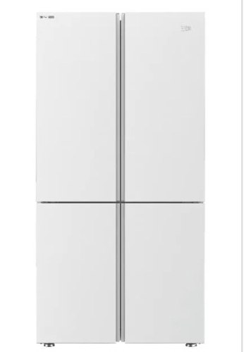 מקרר 4 דלתות 572 ליטר דגם BEKO GN1406223GW בקו זכוכית לבנה