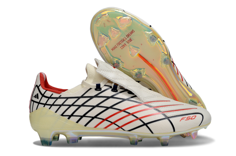 נעלי כדורגל אדידס עם כיסוי שרוכים Adidas F50 Elite II בז'