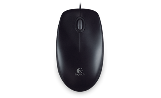 עכבר חוטי Logitech B100 Optical