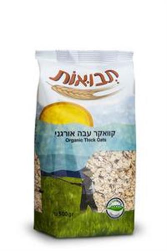 קוואקר עבה אורגני - 500 גרם
