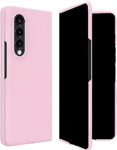 כיסוי קטיפה ל- Samsung Z Fold 5 ורוד