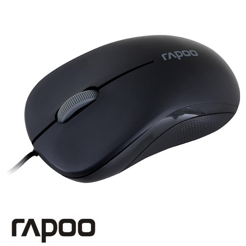 עכבר חוטי Rapoo USB Wired Optical N1130