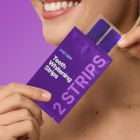מארז 42 רצועות סגולות להלבנת שיניים מהירה ללא רגישות וכאבים – PurpleSmile