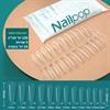 מארז דגם שפיץ שקוף - ציפורניים להדבקה מארזים בכל הצורות NailPOP