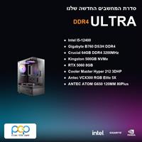 מחשב גיימינג - I5-12400 / B760 DS3H DDR4 / 64GB DDR4 3200Mhz / RTX 5060 8GB / 500GB NVMe