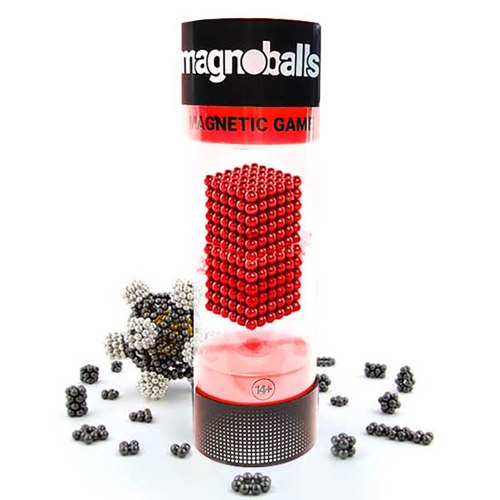 504 כדורים מגנטים אדום - Magnoballs