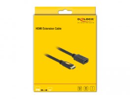 כבל מאריך Delock Extension Cable High Speed HDMI with Ethernet 1 m