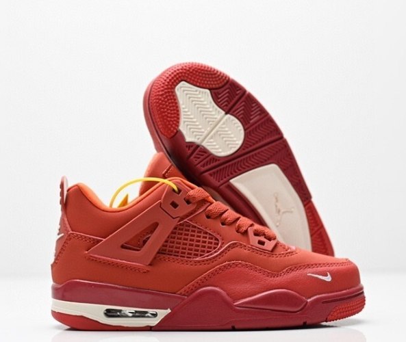 נעלי אייר ג'ורדן ילדים Nike Air Jordan 4 Retro אדום