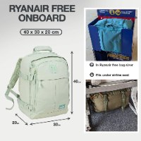 עותק של תיק עליה למטוס CABIN MAX METZ 24L SEDUM GREEN 40x30x20