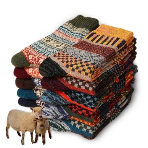 סט 5 זוגות גרבי צמר Woolen