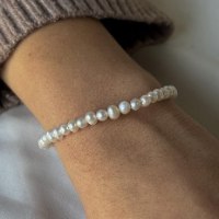 צמיד פנינים מיני קלאסי | Pearls bracelet