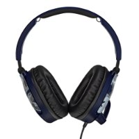 אוזניות גיימינג צבע כחול Turtle Beach Recon 70 Blue Camo – אוזניות כחולות עם כריות אוזניים שחורות ודוגמת הסוואה כחולה-אפורה