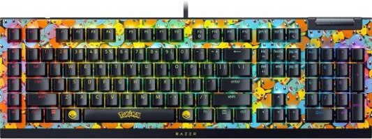 מקלדת מכנית Razer BlackWidow V4 X Pokémon Kanto Starters Edition עם מתגי Green – תמונה 1
