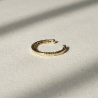 עגיל cuff מרוקע זהב 14 קרט