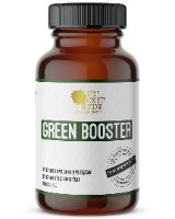 Green Booster - אבקת מיץ עשב חיטה אורגני + עלי גוטה קולה אורגניים | 120 כמוסות