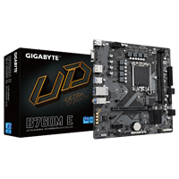 לוח אם אינטל GIGABYTE B760M E DDR5 DP HDMI VGA 1GbE lan LGA1700