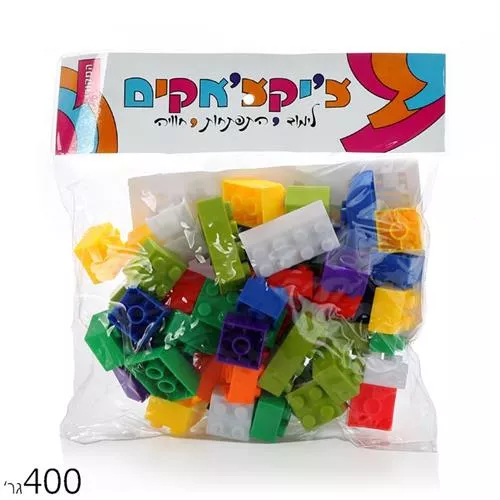 "צ'יקצ'אקים הרכבה קוביות גדולות 400 ג'"