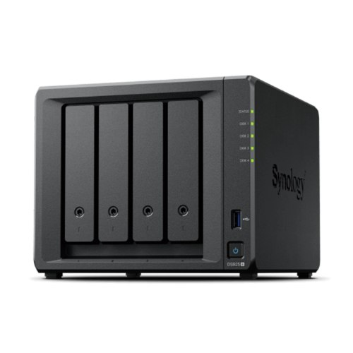 שרת אחסון NAS מתקדם עם 4 מפרצי כוננים סינולוג'י +Synology DiskStation DS925