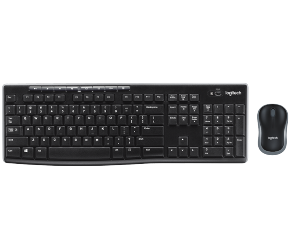 סט מקלדת ועכבר אל חוטי Logitech Wireless Desktop MK270