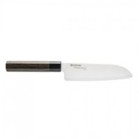 סכין סנטוקו קרמית ידית עץ Kyocera Fuji Series