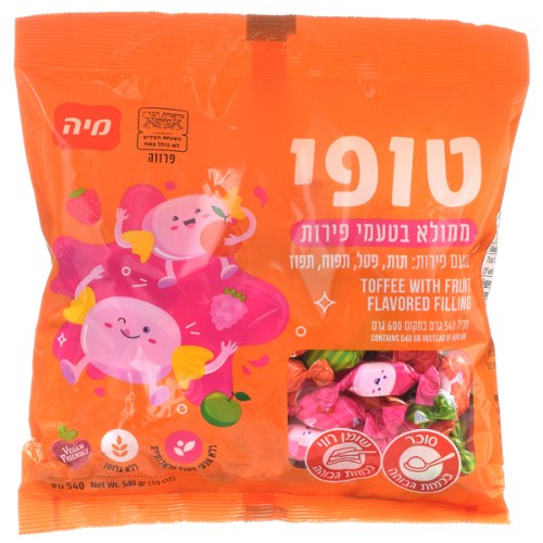 טופי ממולא בטעמי פירות