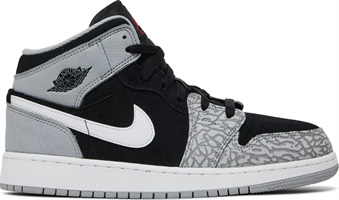 Air Jordan 1 Mid SE GS Elephant Toe