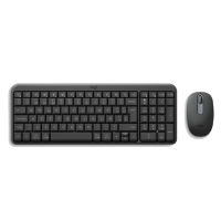 סט מקלדת ועכבר אלחוטיים Logitech MK250 צבע שחור