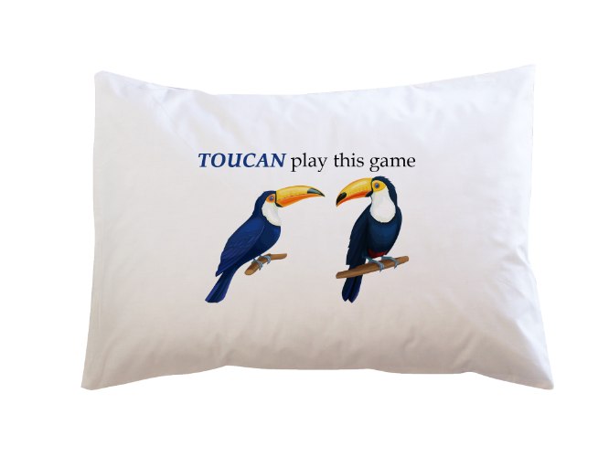 ציפית לכרית | טוקאנים TOUCAN PLAY THIS GAME​​​​​​​