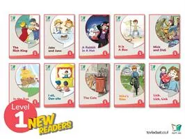 Level 1 Graded Readers - סט 10 ספרוני אנגלית לכיתה ג'